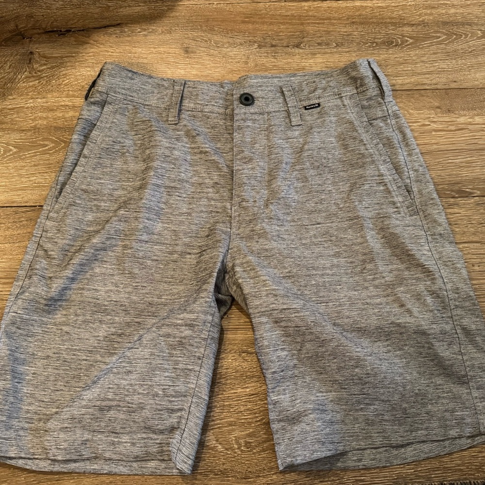 Hurley shorts men’s size 29 boys size large - gray